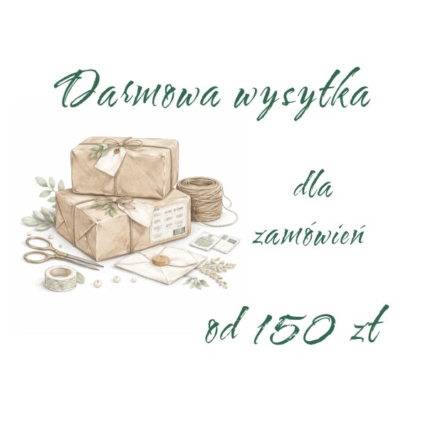 Darmowa wysyłka zamówień od 150 zł