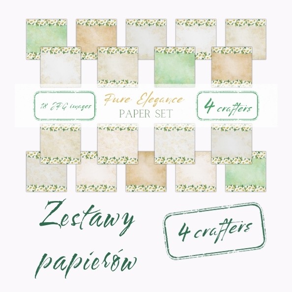 Zestawy papierów w sklepie 4 crafters